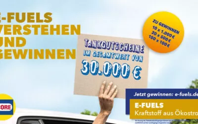 SCORE informiert über E-Fuels!
