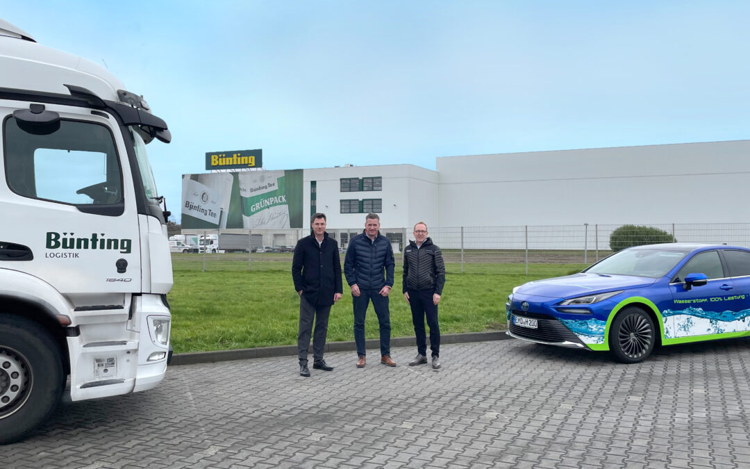 SCORE und Bünting planen Wasserstofftankstelle