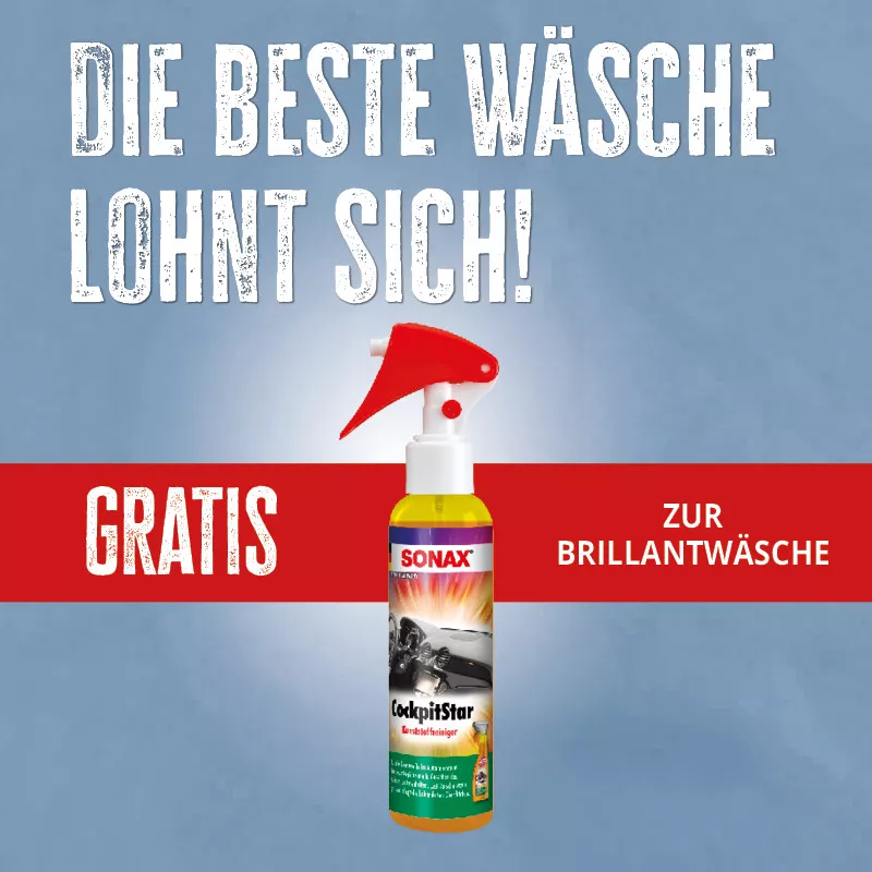 Waschzugabe September SCORE Wash Aktion
