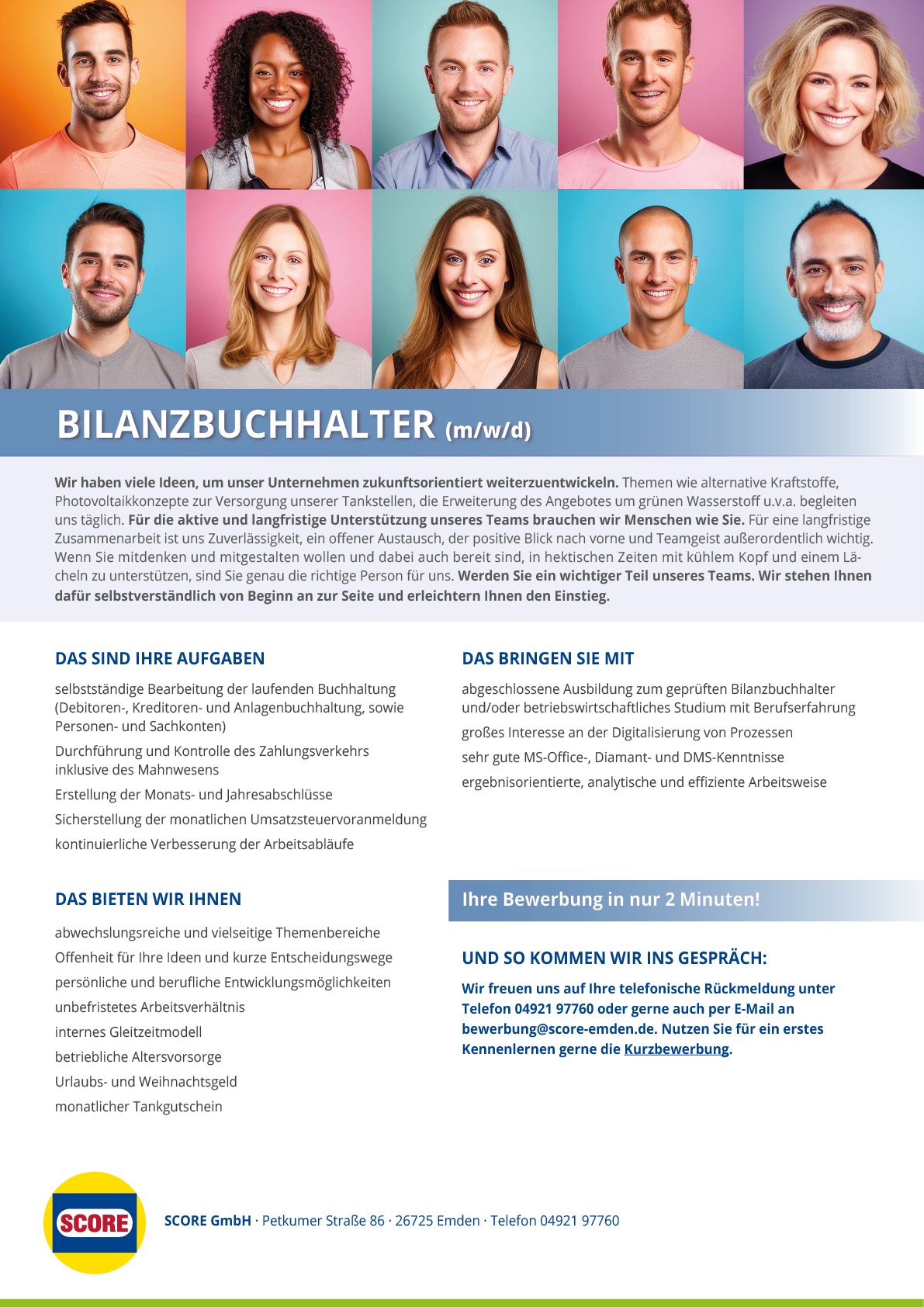 Bilanzbuchhalter (m/w/d) bei SCORE